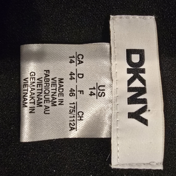 DKNY Asymmetrical Black Dress - Picture 7 of 10